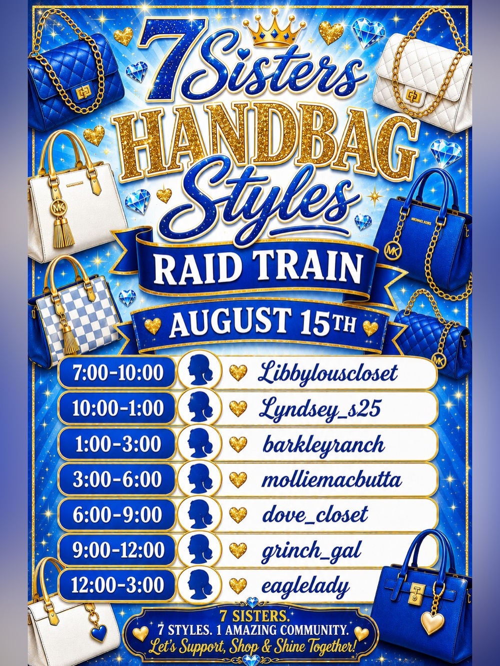 7 Sisters RAID Train 🚂 👜